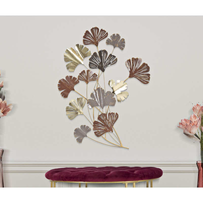 Panneau mural en fer Windy – 69x92 cm – Design fluide et contemporain Glam