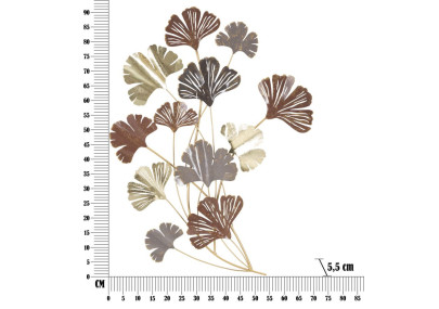 Panneau mural en fer Windy – 69x92 cm – Design fluide et contemporain Glam