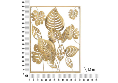 Panneau mural Jungle rectangulaire – 60x80 cm – Déco Glam esprit tropical