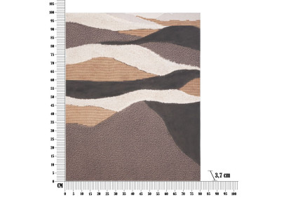 Tableau mural fait main Darky – 80x100 cm – Portrait bohème intense et moderne