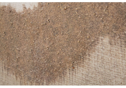 Tableau mural fait main Browny – 80x100 cm – Art mural bohème et chaleureux