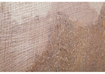 Tableau mural fait main Browny – 80x100 cm – Art mural bohème et chaleureux