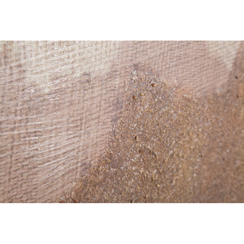 Tableau mural fait main Browny – 80x100 cm – Art mural bohème et chaleureux