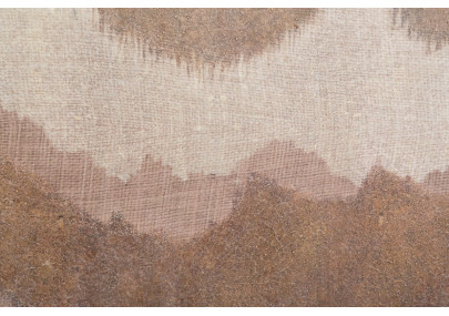 Tableau mural fait main Browny – 80x100 cm – Art mural bohème et chaleureux