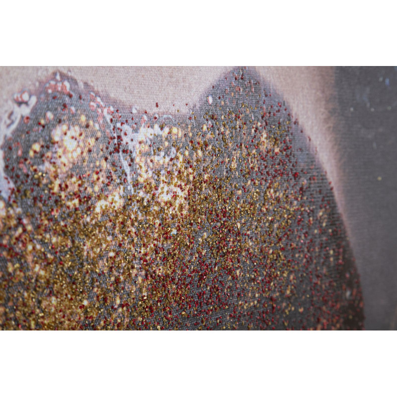 Impression murale lèvres Glam – 80x120 cm – Portrait féminin moderne et artistique