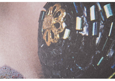 Impression murale lèvres Glam – 80x120 cm – Portrait féminin moderne et artistique