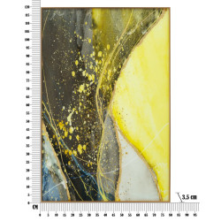 Panneau mural en verre Sunny – 80x120 cm – Reflets lumineux et style Glam