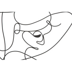 Ensemble de 2 panneaux muraux en fer – 50x100 cm – Déco Bohème minimaliste