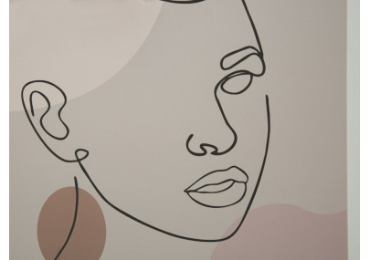 Œuvre murale timbre – Modèle C – 35x47 cm – Décoration murale bohème subtile