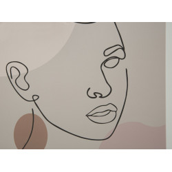 Œuvre murale timbre – Modèle C – 35x47 cm – Décoration murale bohème subtile