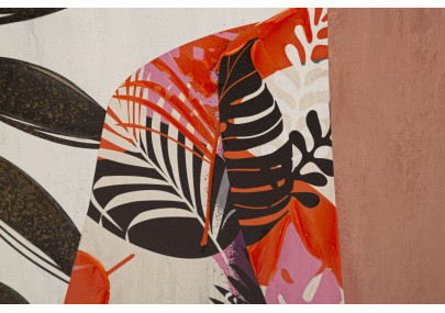 Tableau mural Lady Jungle – Modèle A – 80x120 cm – Impression exotique Bohème Chic