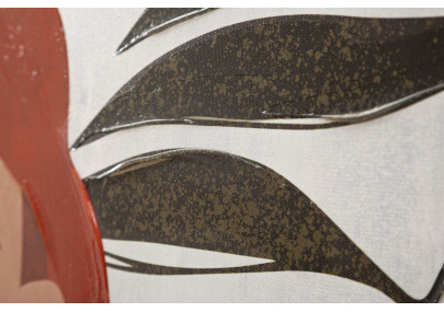 Tableau mural Lady Jungle – Modèle A – 80x120 cm – Impression exotique Bohème Chic