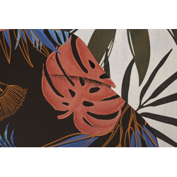 Tableau mural Lady Jungle – Modèle B – 80x120 cm – Portrait artistique jungle bohème