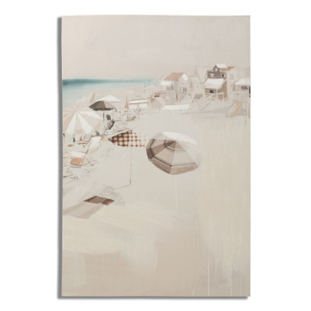 Tableau mural Plage – Modèle B – 80x120 cm – Paysage relaxant Bohème Chic