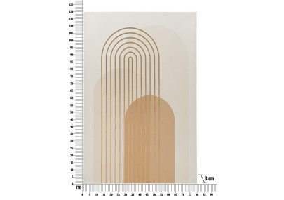 Impression murale Brillance – Modèle A – 80x120 cm – Reflets doux et élégants