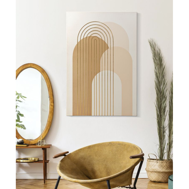 Impression murale Brillance – Modèle B – 80x120 cm – Déco lumineuse Bohème Chic