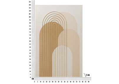 Impression murale Brillance – Modèle B – 80x120 cm – Déco lumineuse Bohème Chic