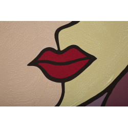 Impression/peinture murale Double Face – Modèle A – 80x120 cm – Grand format Glam moderne