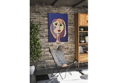 Impression/peinture murale Double Face – Modèle A – 80x120 cm – Grand format Glam moderne