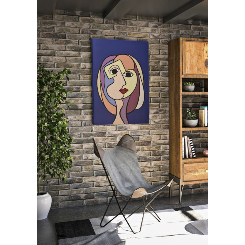 Impression/peinture murale Double Face – Modèle A – 80x120 cm – Grand format Glam moderne