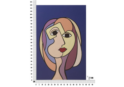 Impression/peinture murale Double Face – Modèle A – 80x120 cm – Grand format Glam moderne