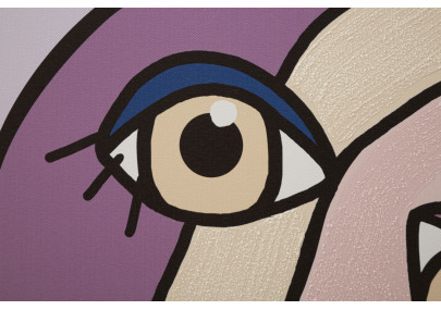 Impression/peinture murale Double Face – Modèle B – 80x120 cm – Design artistique Glam