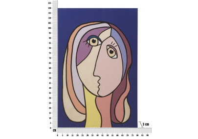 Impression/peinture murale Double Face – Modèle B – 80x120 cm – Design artistique Glam