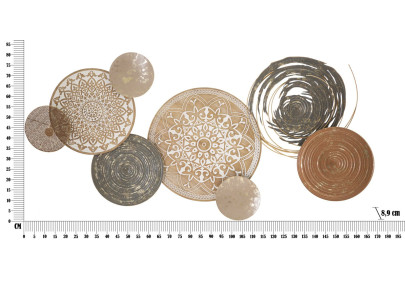 Décoration murale Bohème – 167x80 cm – Grand panneau artistique Glam chic