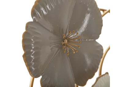 Décoration murale Lotly – 63x67 cm – Métal design Glam et moderne