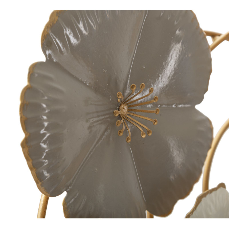 Décoration murale Lotly – 63x67 cm – Métal design Glam et moderne