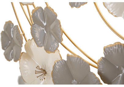 Décoration murale Lotly – 63x67 cm – Métal design Glam et moderne