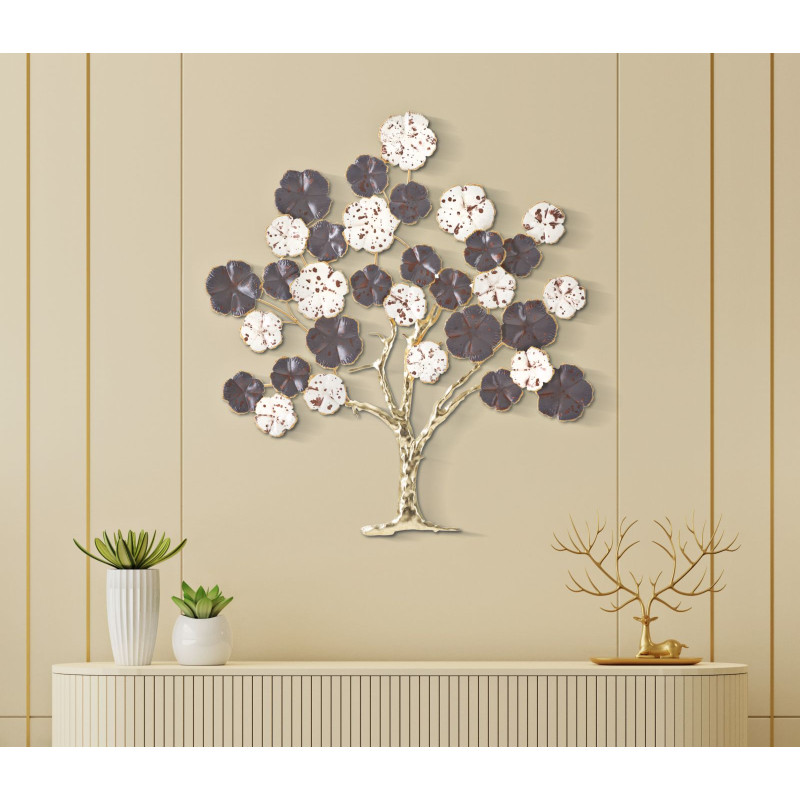 Décoration murale Albero Violet – 73x80 cm – Arbre mural Glam violet raffiné