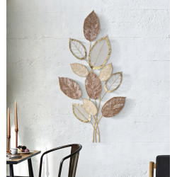 Décoration murale Automne – 66x116 cm – Couleurs chaudes Glam naturelles