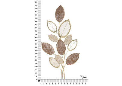 Décoration murale Automne – 66x116 cm – Couleurs chaudes Glam naturelles