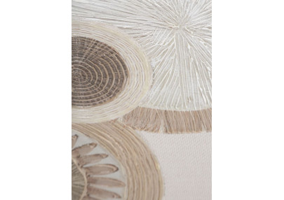 Impression murale circulaire avec application – Modèle A – 50x100 cm – Art Bohème Chic moderne