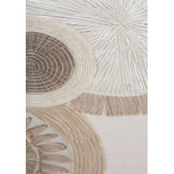 Impression murale circulaire avec application – Modèle A – 50x100 cm – Art Bohème Chic moderne