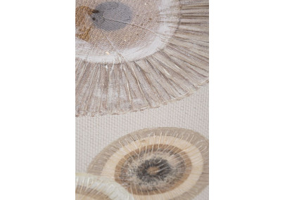 Impression murale circulaire avec application – Modèle A – 50x100 cm – Art Bohème Chic moderne