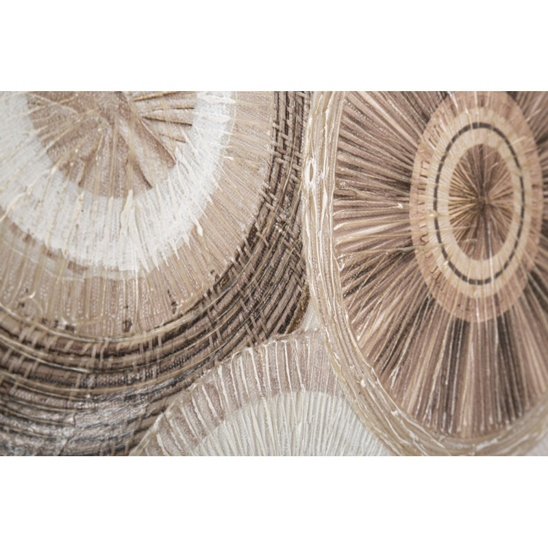 Impression murale circulaire avec application – Modèle B – 50x100 cm – Style Bohème abstrait