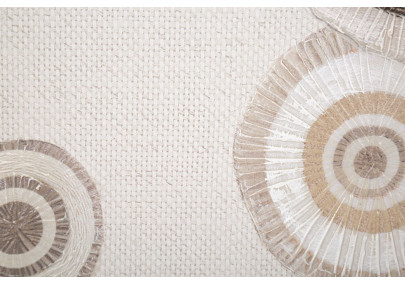 Impression murale circulaire avec application – Modèle B – 50x100 cm – Style Bohème abstrait