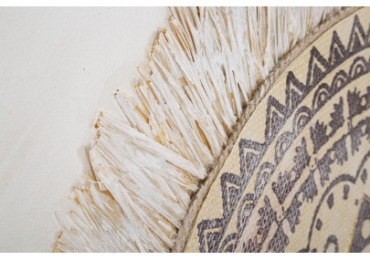 Peinture murale Malind – 100x100 cm – Application texturée et charme bohème