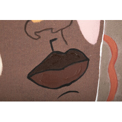 Tableau mural Tribal – Modèle A – 80x100 cm – Esprit ethnique Bohème Chic