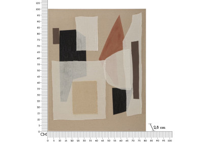 Tableau mural fait main Prêt – Modèle A – 80x100 cm – Œuvre originale bohème