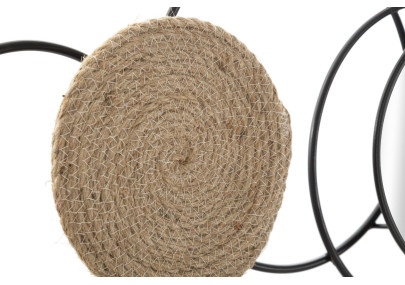 Panneau mural en fer Triby – 106x52 cm – Déco murale Bohème Chic artisanale et graphique