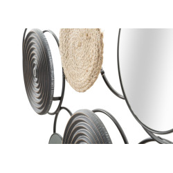 Panneau mural en fer Triby – 106x52 cm – Déco murale Bohème Chic artisanale et graphique