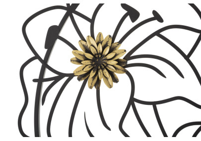Décoration murale Simply Flotis – 63x69 cm – Métal Glam design fluide et moderne
