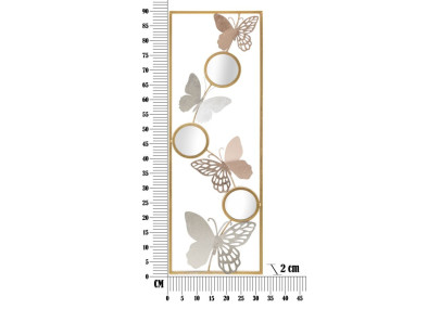 Décoration murale Buttry – Modèle B – 31x90 cm – Ligne contemporaine Glam et raffinée