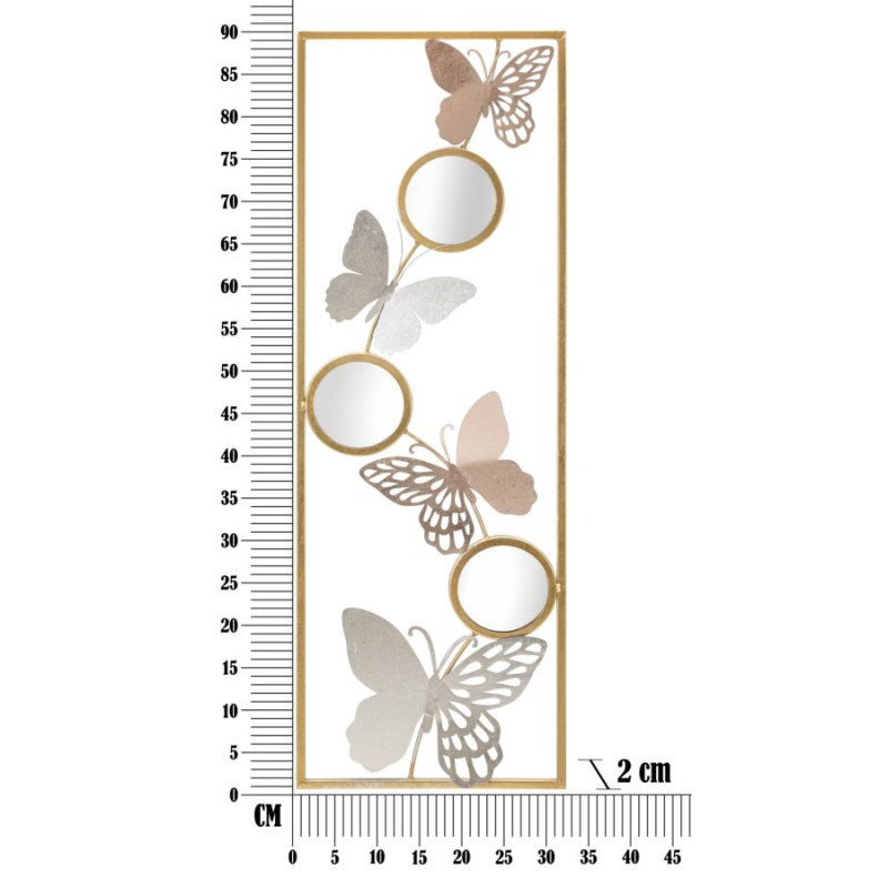 Décoration murale Buttry – Modèle B – 31x90 cm – Ligne contemporaine Glam et raffinée