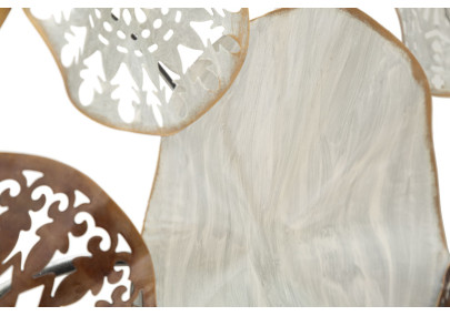 Décoration murale Triby – 125x68 cm – Grand panneau Glam en fer sculpté