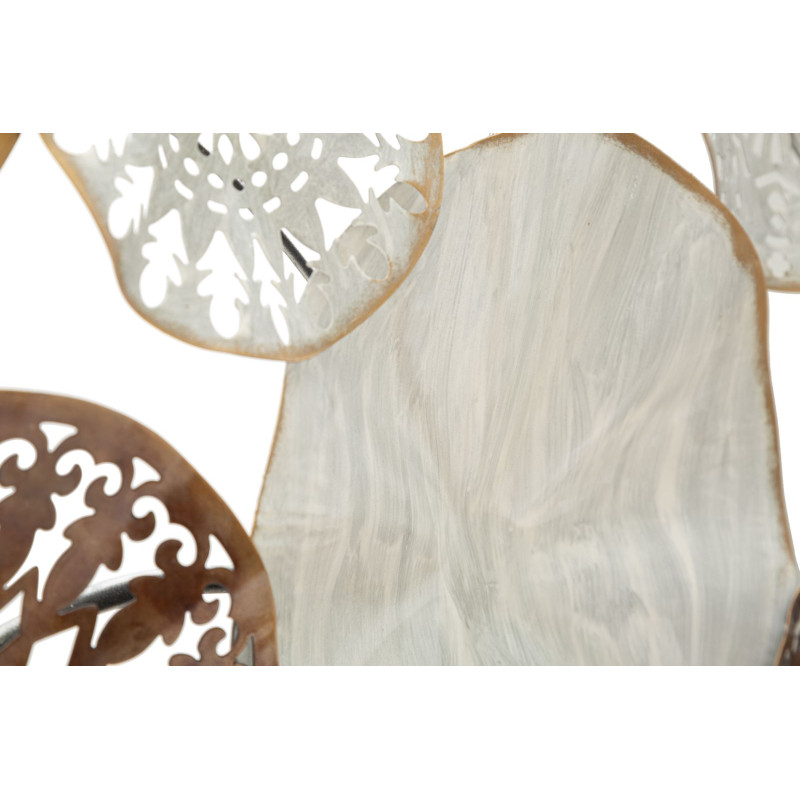 Décoration murale Triby – 125x68 cm – Grand panneau Glam en fer sculpté