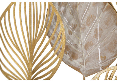 Décoration murale Felix – 63x85 cm – Métal artistique Glam au style organique